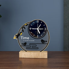 Light Luxury Style Desk Clock Desktop