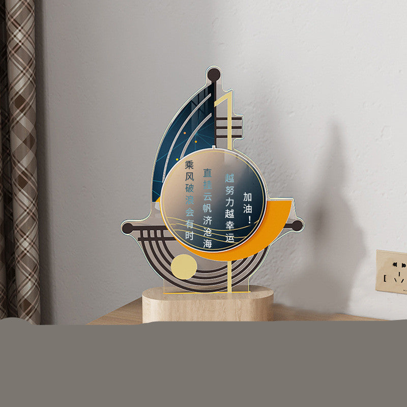 Light Luxury Style Desk Clock Desktop